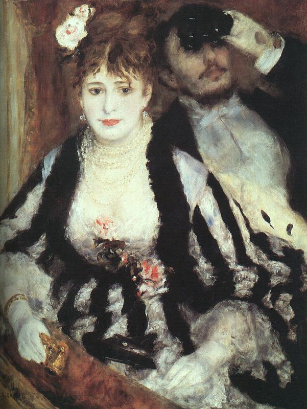 Pierre Renoir The Box at the Opera Spain oil painting art